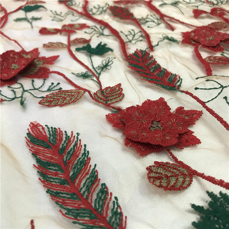 Embroidered Fabric Dress Women's Polyester for Women's Wear Wholesale 5